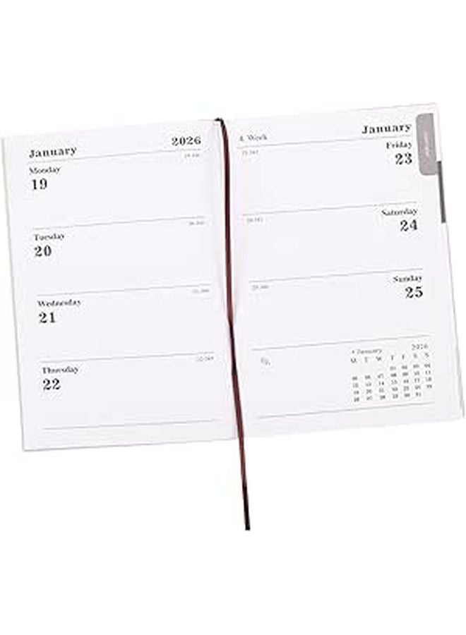 Weekly Planner with PU Cover Academic Calendar Organizer with Habit Tracker Monthly Layout - Image 1