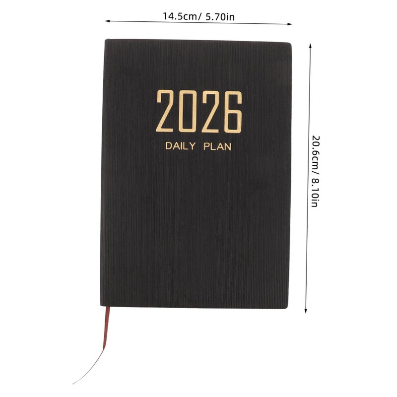Weekly Planner with PU Cover Academic Calendar Organizer with Habit Tracker Monthly Layout - Image 3