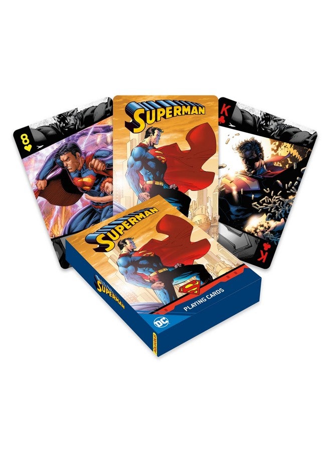 Aquarius AQUARIUS DC Comics Superman Playing Cards - Superman Themed Deck of Cards for Your Favorite Card Games - Officially Licensed Superman Merchandise & Collectibles - Image 1