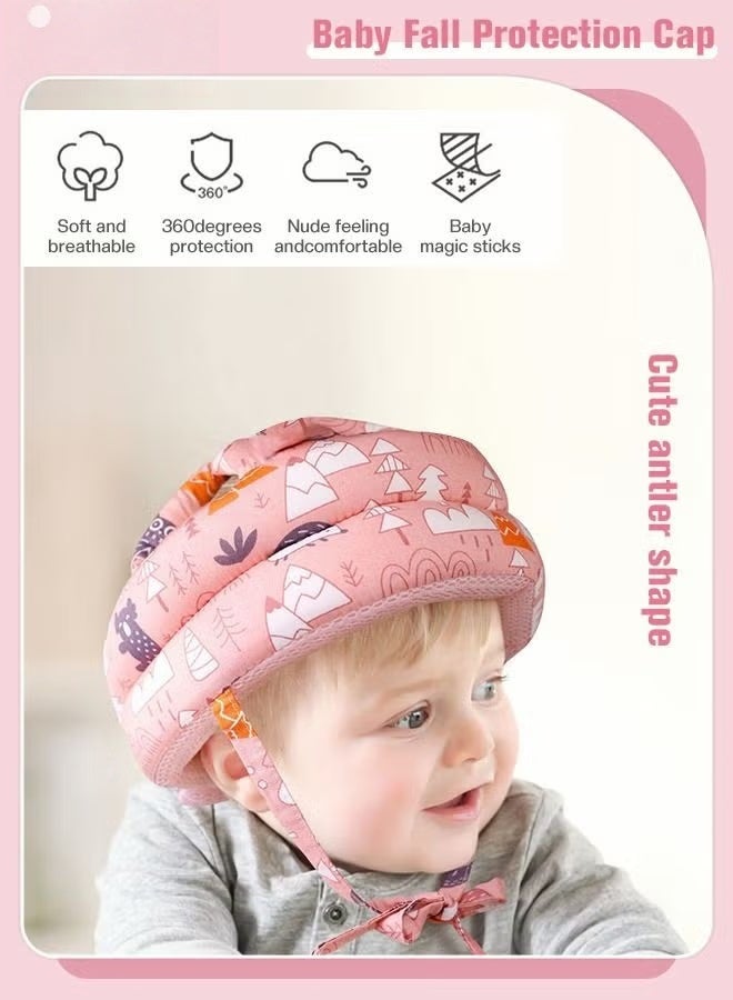 HOOKOR Baby Head Protector Cushion Pillow Toddler Breathable Safety Protect Hat With 2 Knee Pads for Crawling and Walking, 6 Months-3 Years - Image 2