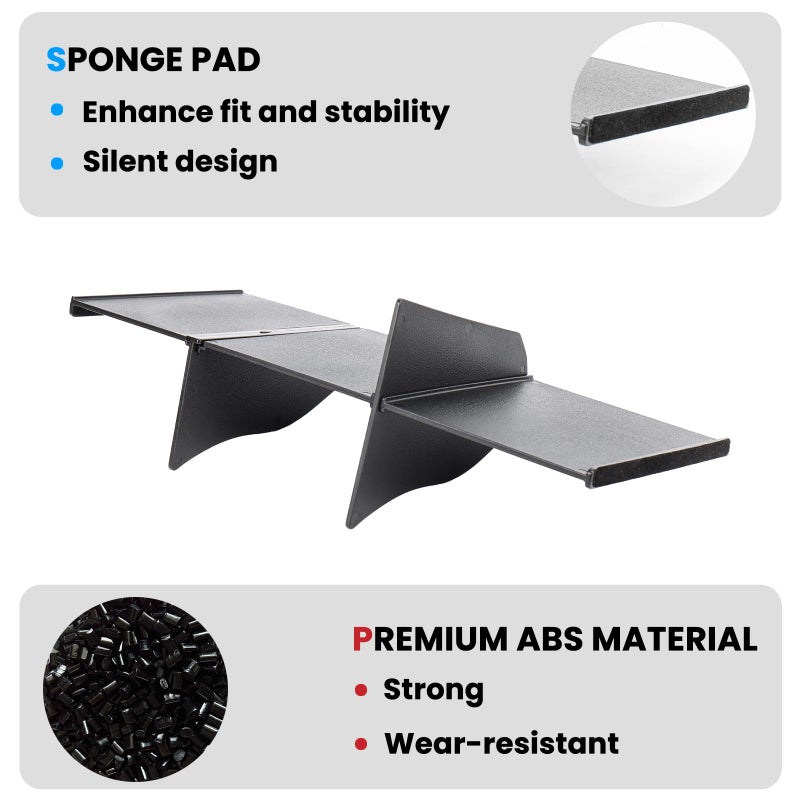 Neepiar Glove Box Divider Organizer Compatible with 2024 2025 2026 Hyundai Santa Fe Insert Divider Tray ABS Secondary Storage Interior Accessories - Image 5