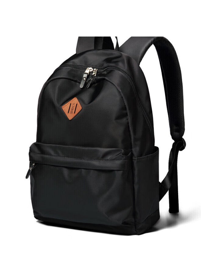 V.nine Backpack For Men, 14-inch Laptop Bag, Large Capacity, Water-resistant, Casual Sports School Bag For Women, Black - Image 1