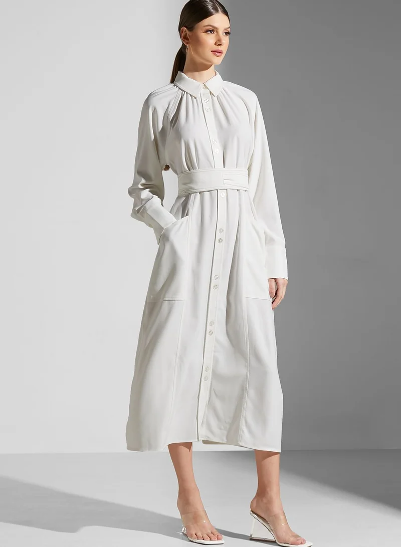 Cmeo collective Button Down Shirt Dress