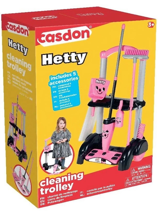 Casdon Hetty Cleaning Trolley Set - Image 1
