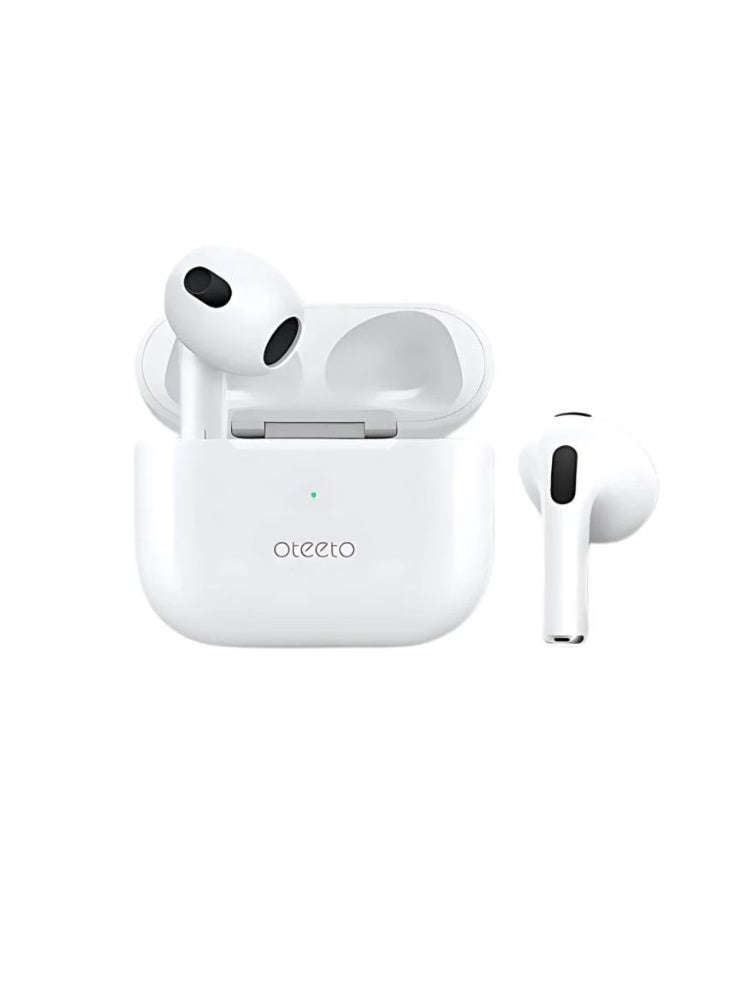Oteeto OT4 True Wireless Earbuds (TWS): Hi-Fi Stereo Sound, Smart Touch Control, Sweat Resistant, with Type-C Charging Case. - Image 1