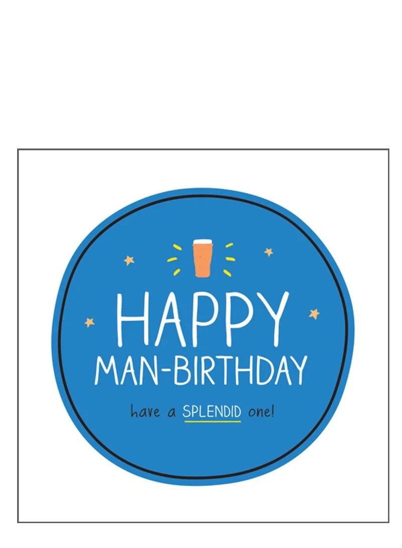 Pigment Man-birthday Birthday Card