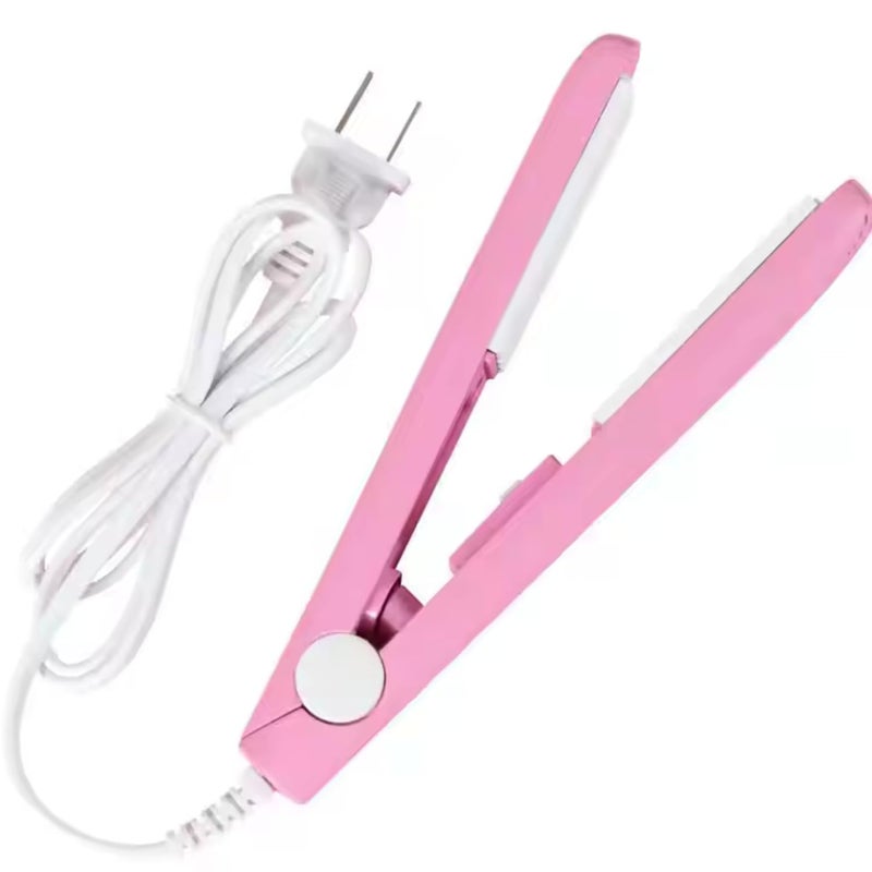 KhuHap Women Beauty Mini Professional Hair Straightener Flat Iron Especially Designed for Teen Mini Hair Iron Curling Portable Hair Straightener Personalized Hair Flat Iron Pack of 1 Multicolor - Image 2