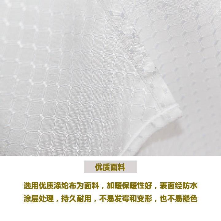 general 190g Thickened Polyester Shower Curtain Waffle Weave Waterproof Bathroom Liner - Image 1