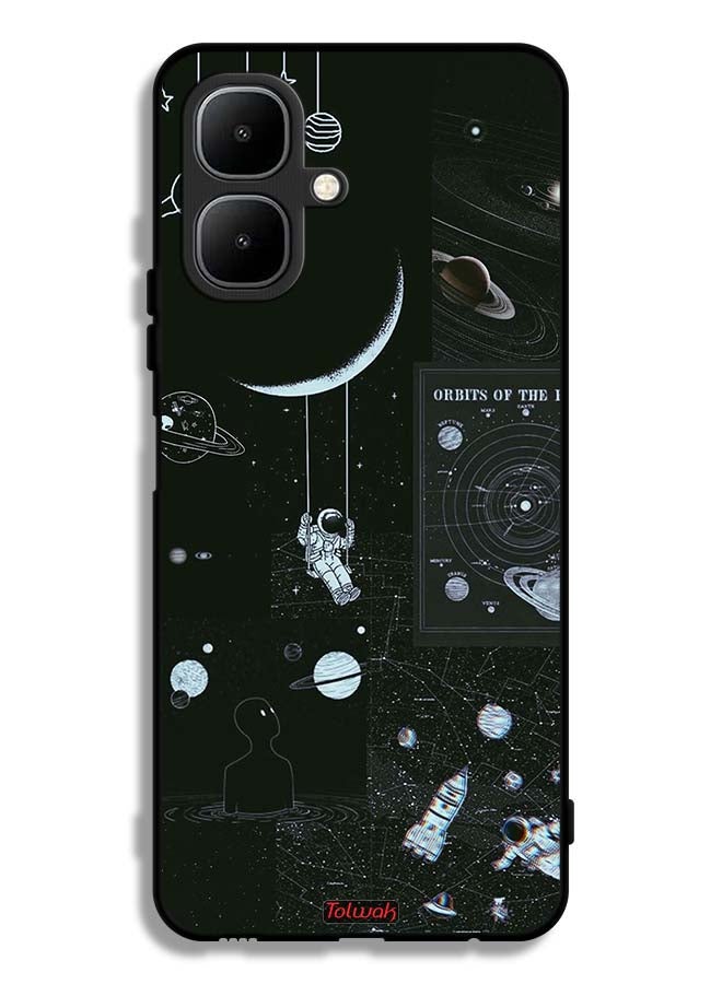 Tolwak Tecno Pop 10 Protective Case Cover Orbits Of The Planets
