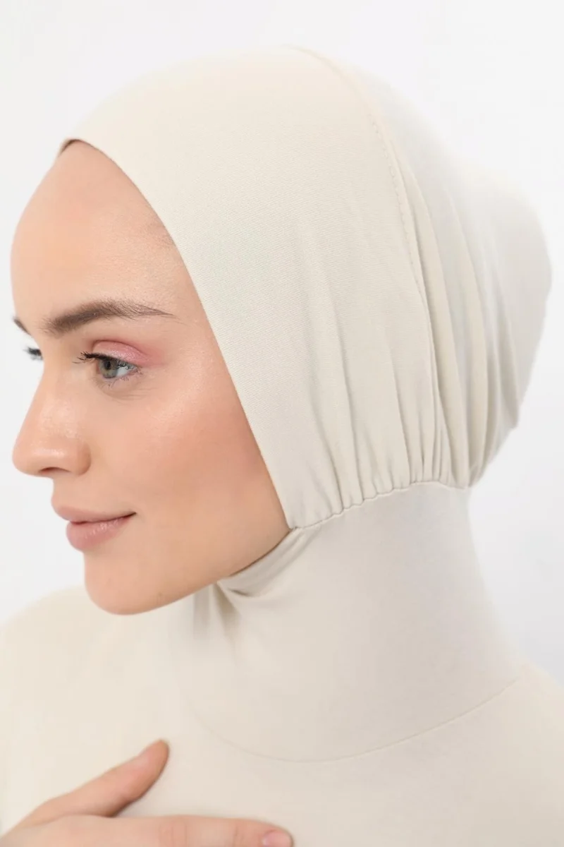 التوبة Long Sleeve Neck Collar Bonnet Half Body