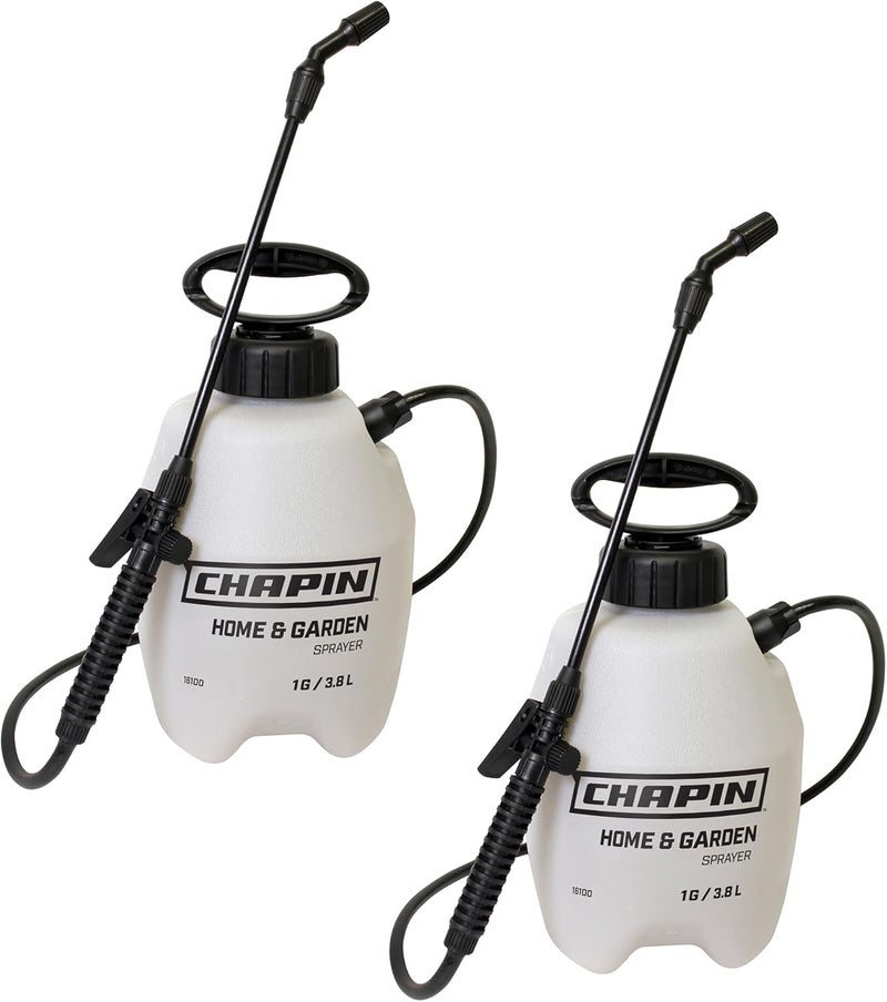 CHAPIN 16109 1-Gallon Home and Garden Sprayer, Translucent - 2 Pack - Image 1