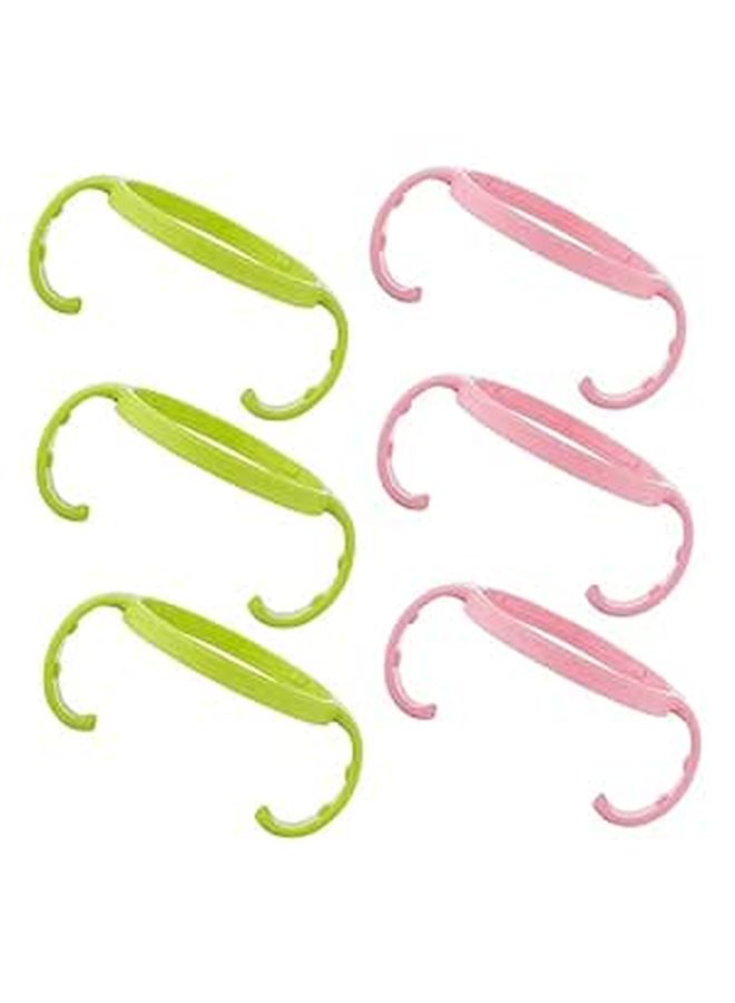 6Pcs Removable Bottle Handles For Wide Mouth Feeders Comfortable Grip Design - Image 1