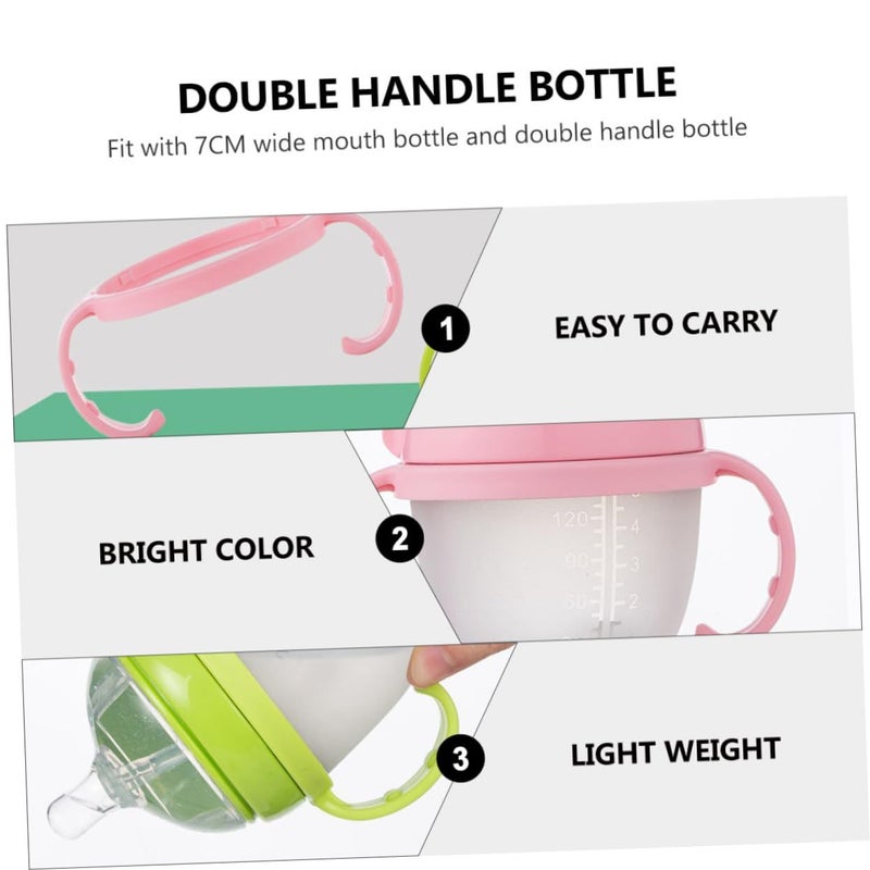 6Pcs Removable Bottle Handles For Wide Mouth Feeders Comfortable Grip Design - Image 5