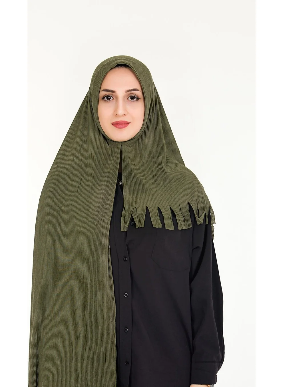 Sensu Hijab Practical Pleated Ready-made Shawl