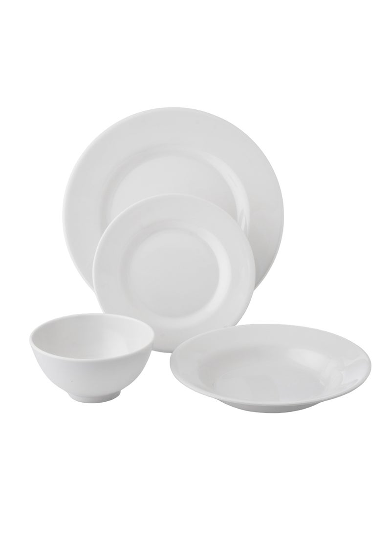 Dania Set white melamine dinner set consisting of 24 pieces  - Image 2