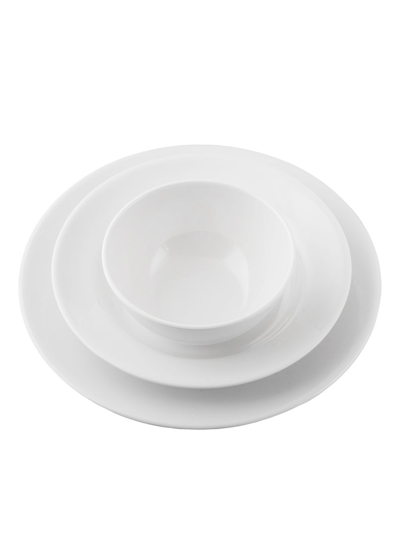 Dania Set white melamine dinner set consisting of 24 pieces  - Image 3