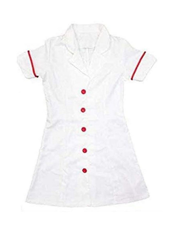 Fancy Dress World Nurse's Coat For Kids | Costumes Boys & Girls With Stethoscope, Mask Injection Headgear Community Helpers Doctor's-White, Synthetic  - Image 4
