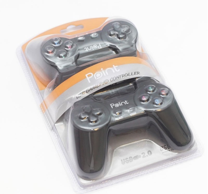 بوينت GAMEPAD DOUBLE NORMAL POINT BLACK PT701 زوجي عادي - Image 2