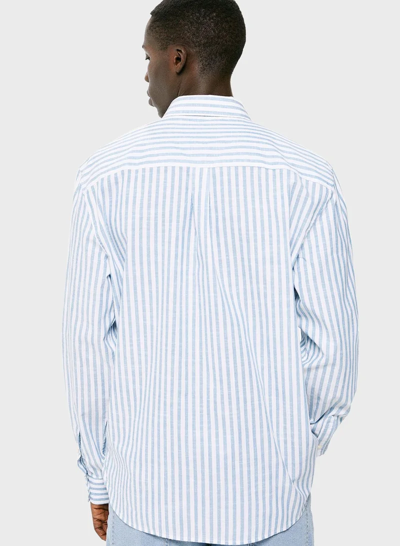 Springfield Striped Regular Fit Shirt