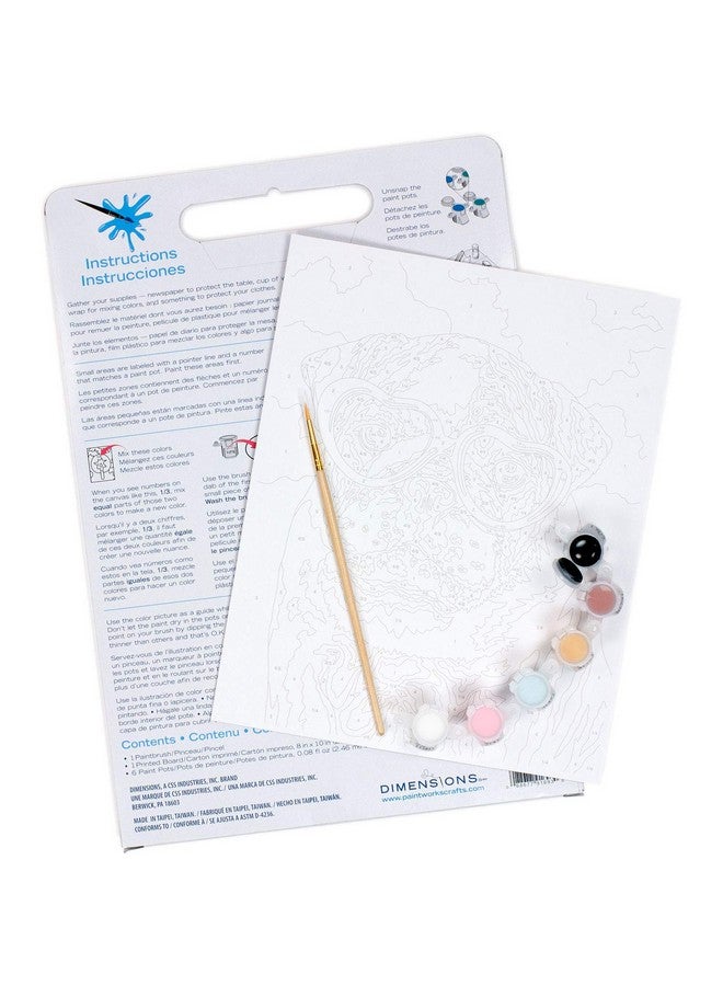 Dimensions , Dog Love, Paintworks Paint By Numbers Kit for Kids and Adults, 8'' x 10' - Image 3