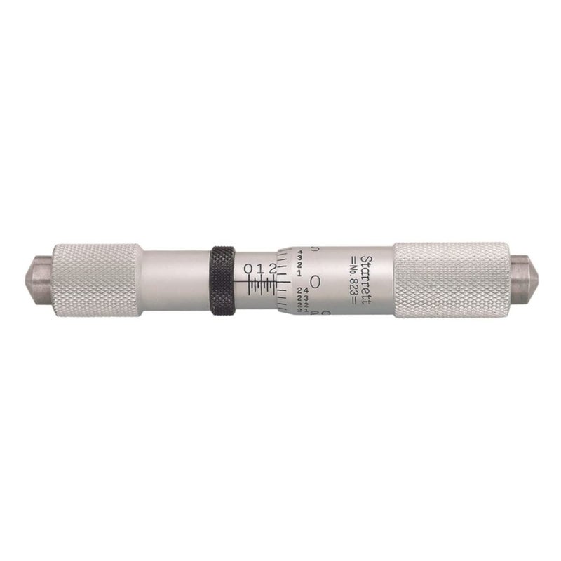 Starrett Micrometer Head with Lock Nut Hardened and Ground Head Anvil for 823C 823D 823E Inside Micrometers  Quick and Easy Adjustment 001 Graduations  H823CDE - Image 1