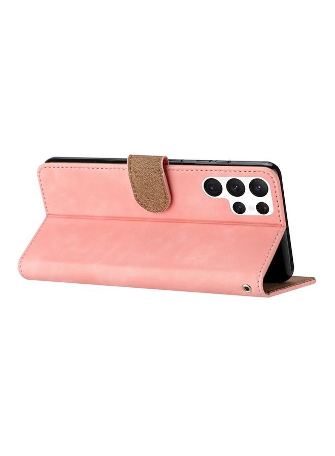 S-TOP Case For Samsung Galaxy S23 Ultra 5G Seven Butterflies Embossed Leather Phone Case - Image 5