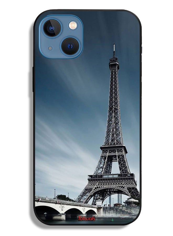 Tolwak Apple iPhone 13 Protective Case Eiffel Tower - Image 2