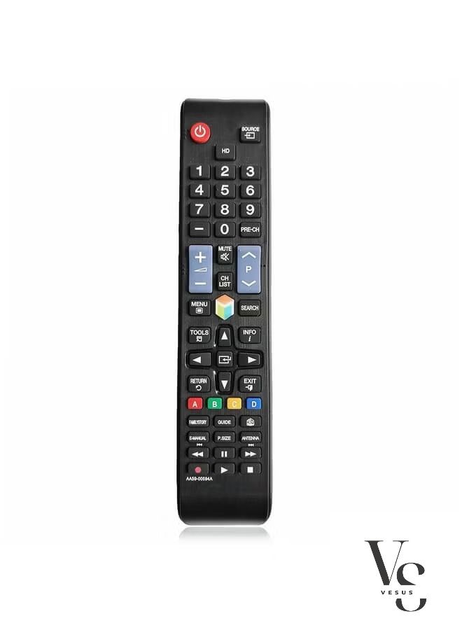 vesus Replacement Remote Control For LED TV 22x3.9x1.7cm Black