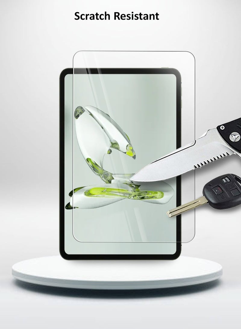Techie واحد بلس باد جو 11.35 بوصة 2023 واقي شاشة زجاجي مقسى HD واضح خالي من الفقاعات سهل التركيب - Image 5