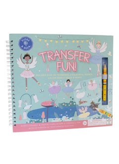 Floss & Rock Transfer Fun Activity Book for Kids  | Magical Doodle & Coloring Set with 150+ Transfers, Crayons & Blank Pages | Fairy Activity Book | Kids Art Kit | Coloring Book  - Image 2