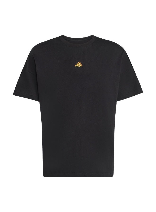 Adidas M Fn T Shirt Black Training T-Shirts For Men XS - Image 1