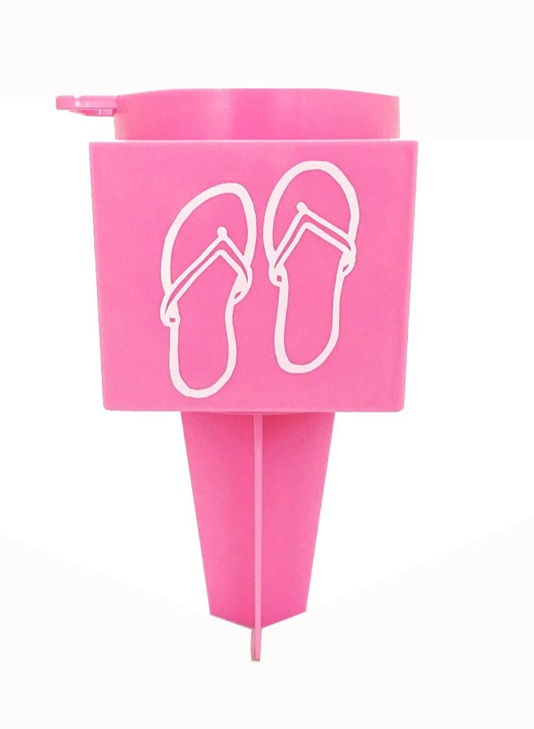 Salla Beach Beverage Holder Sand Spiker Pink 21x10cm - Image 1