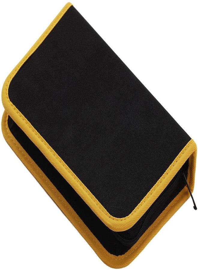 اتول مارت حقيبة أدوات احترافية من يوتول مارت، جيوب أدوات من قماش أكسفورد، منظم أدوات شديد التحمل، حزام عمل قابل للتعديل بالكامل، مقاوم للماء، حقيبة عمل واقية سوداء صغيرة قطعة واحدة - Image 4