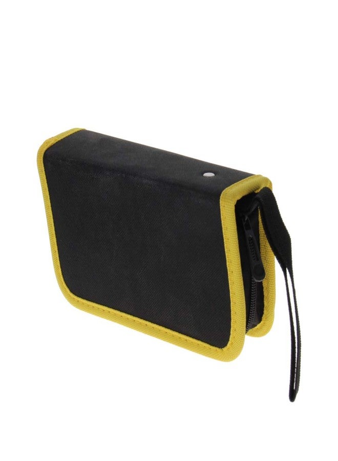 اتول مارت حقيبة أدوات احترافية من يوتول مارت، جيوب أدوات من قماش أكسفورد، منظم أدوات شديد التحمل، حزام عمل قابل للتعديل بالكامل، مقاوم للماء، حقيبة عمل واقية سوداء صغيرة قطعة واحدة - Image 1