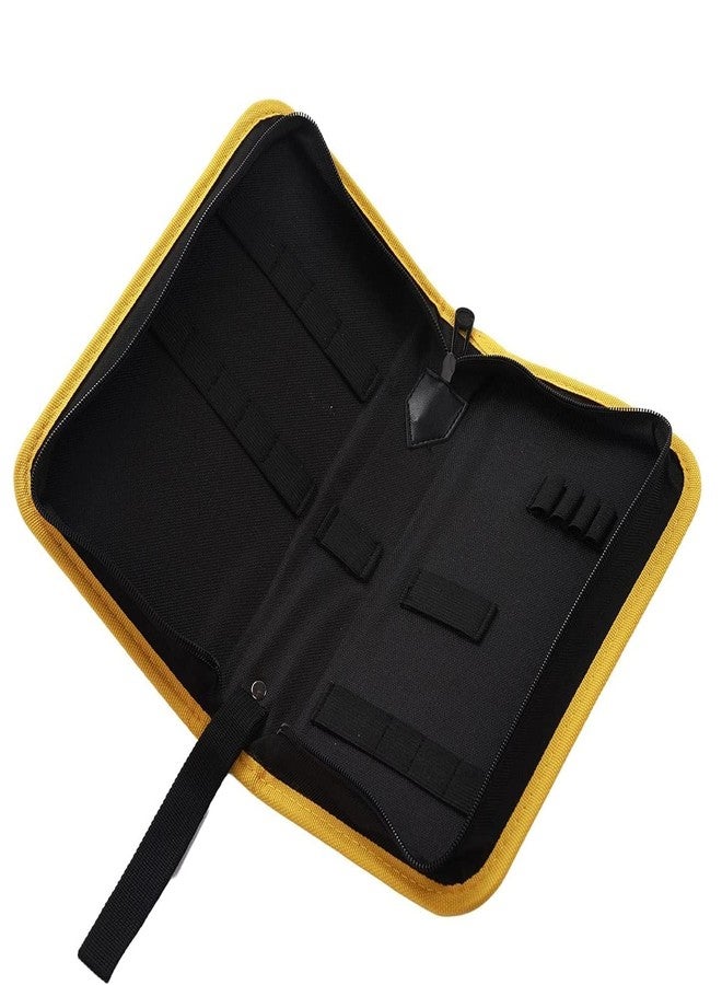 اتول مارت حقيبة أدوات احترافية من يوتول مارت، جيوب أدوات من قماش أكسفورد، منظم أدوات شديد التحمل، حزام عمل قابل للتعديل بالكامل، مقاوم للماء، حقيبة عمل واقية سوداء صغيرة قطعة واحدة - Image 5