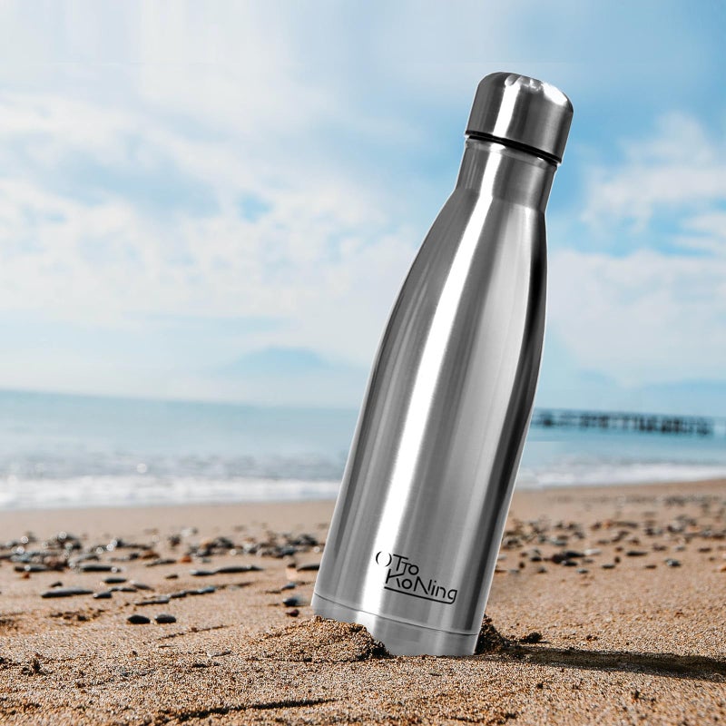 OTTO KONING Water Bottle 500ml Insulated Stainless Steel Flask - Image 2