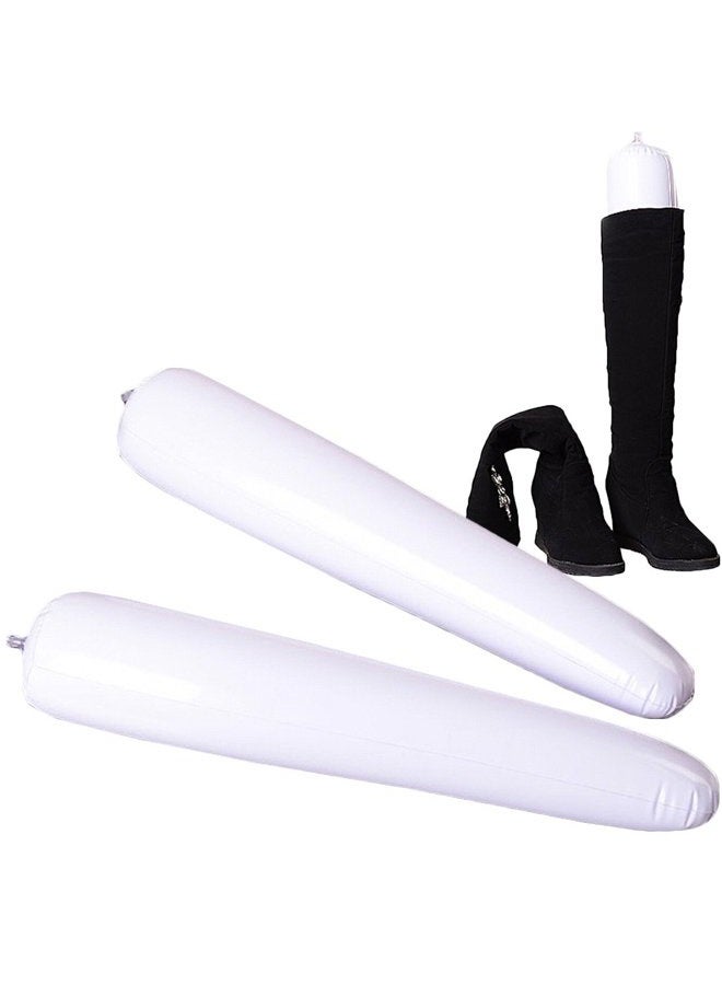 kilofly Inflatable Boot Shapers [Set of 3 Pairs] - Extra Long - 50cm, White - Image 1