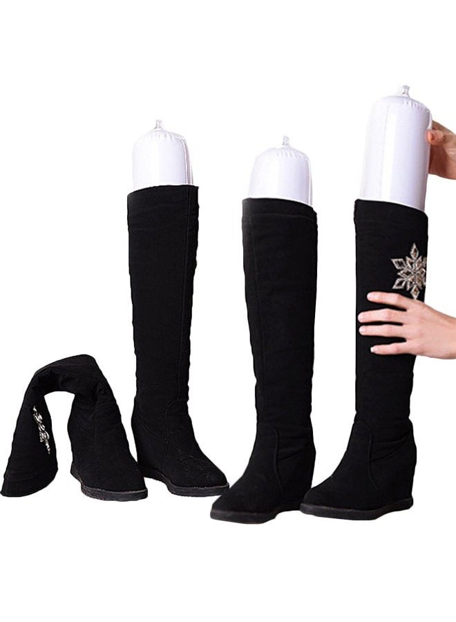 kilofly Inflatable Boot Shapers [Set of 3 Pairs] - Extra Long - 50cm, White - Image 2