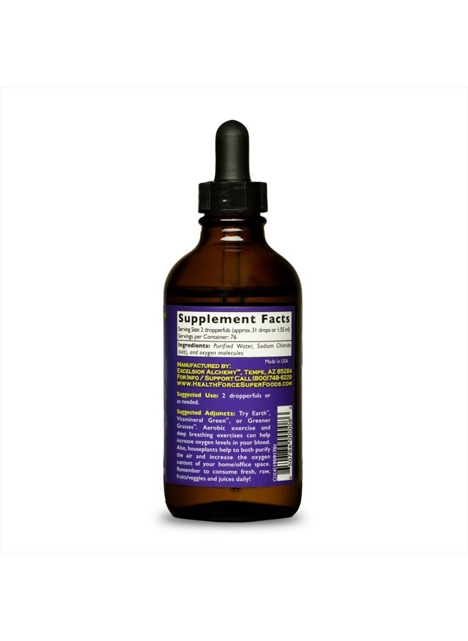 HEALTHFORCE SUPERFOODS - Oxygen Extreme - Liquid - 4 Fl Oz Liquid Dropper - Image 1