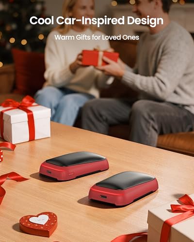 Gaiatop Electric Hand Warmers Rechargeable, Magnetic Pocket Hand Warmer 2-Pack, 3s Fast Heating, Fits in Gloves, for Winter Sports, Hunting, Fishing, Stocking Stuffers Gifts for Men Women - Image 3