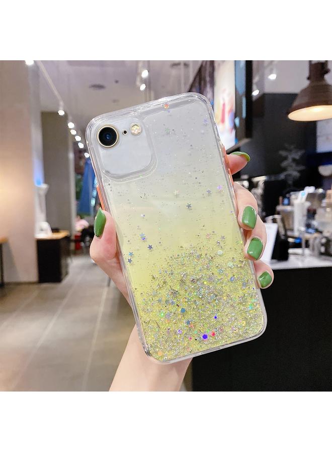 erorex Case For iPhone SE 2022 / SE 2020 / 8 / 7 Starry Gradient Glitter Powder TPU Phone Case - Image 1
