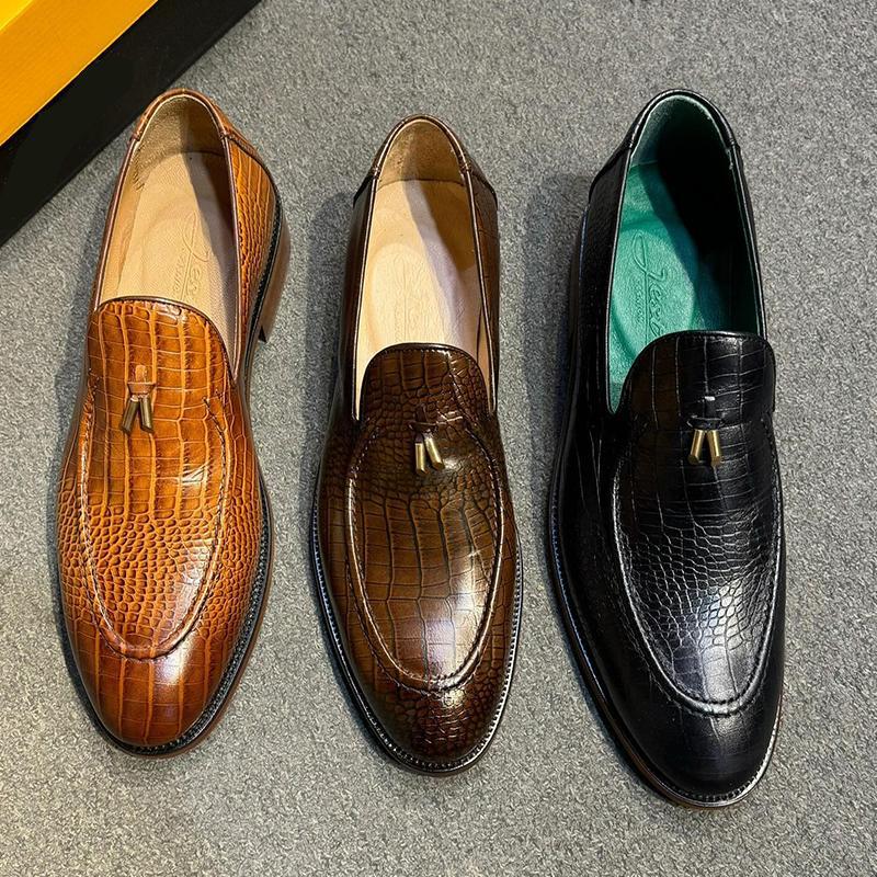 Dropshipping 2026 Men'S Formal Loafers Creative Casual Tassel Men'S Shoes Trade - Image 5