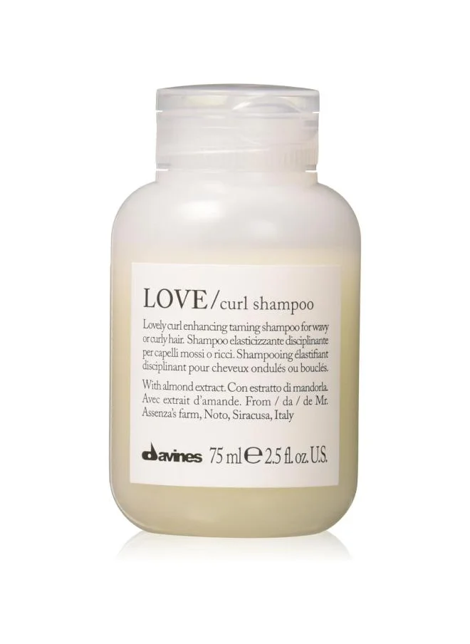 Davines love curl shampoo