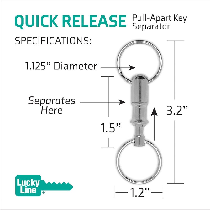 Lucky Line Quick Release Keychain - Image 5