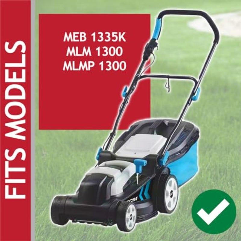 شفرة قطع معدنية 35 سم متوافقة مع MacAllister MEB 1335K MLM 1300 MLMP 1300 جزازة العشب - Image 2