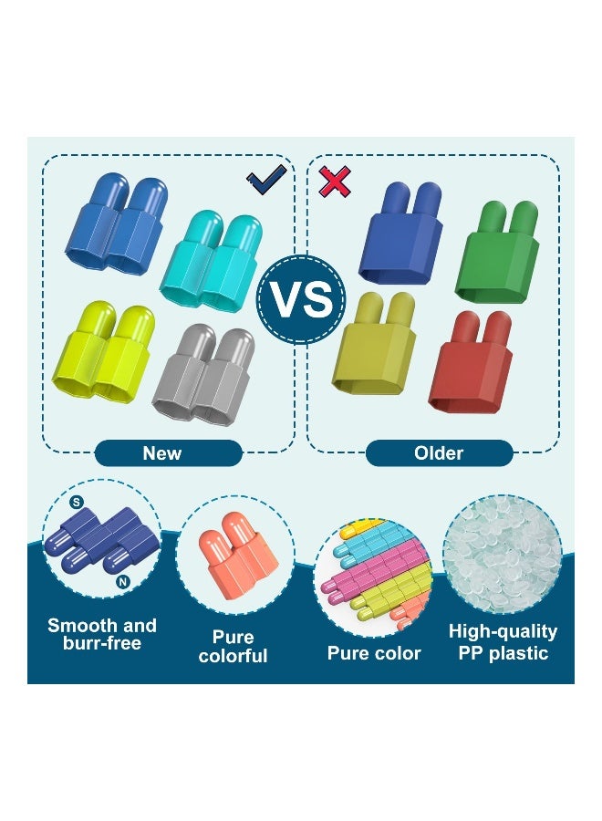 Kids 320Pcs Set Building Blocks Construction Toy Learning STEM Toys Educational Kit Child 10 Colors Building Toys for Kids Ages - Image 5