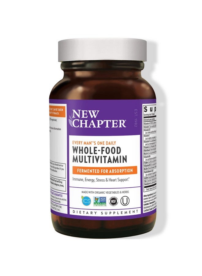 New Chapter, Every Man's One Daily Whole-Food Multivitamin, 30 Count - Image 1