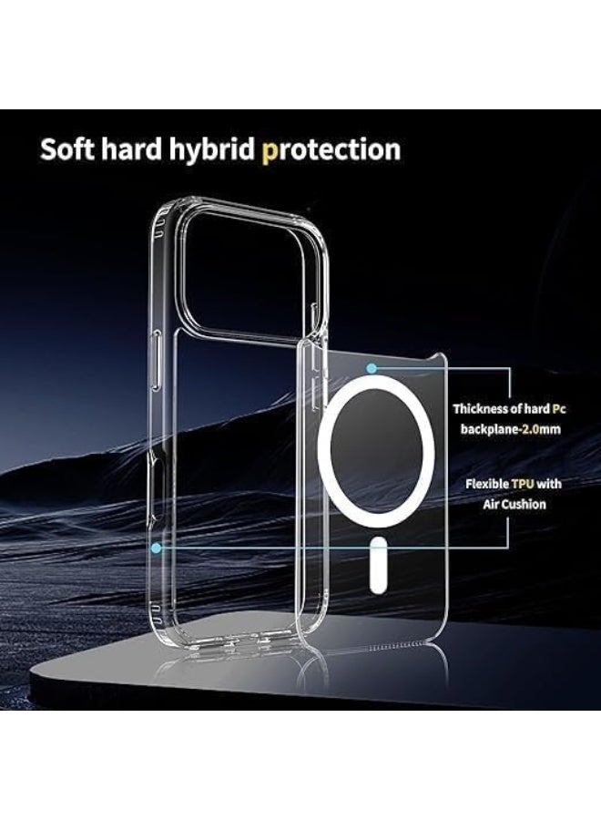 MagSafe Clear Case Compatible with iPhone 17 Pro Max with Fast Charging - Image 2