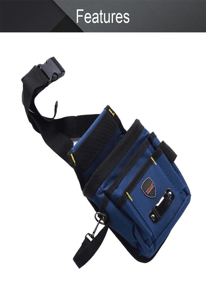 اتول مارت حقيبة أدوات احترافية من يوتول مارت، جيوب أدوات من قماش أكسفورد، منظم أدوات شديد التحمل، حزام عمل قابل للتعديل بالكامل، مقاوم للماء، حقيبة عمل واقية كبيرة - Image 3