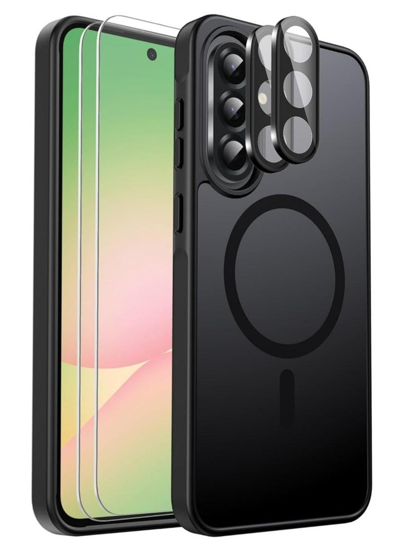 إكس ليفيل حالة سامسونج غالاكسي A56 مع حامي شاشة الزجاج المقوى HD - Image 1